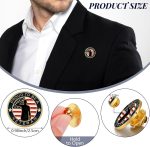 100 Pcs Veteran Label Pins, Military USA Patriotic American Flag Pins, Veterans Day Gifts for Men and Women - Image 3