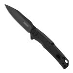 Kershaw Appa Pocket Knife, All-Black, 2.75 Inch Reverse Tanto Blade | EDC with Assisted Opening, Reversible Pocketclip, Everyday Carry for Men and Women - Image 3