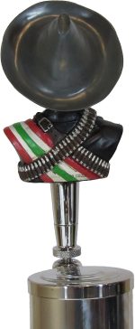 Kool Collectibles Zapata Sports Bar Beer Tap Handle Kegerator Resin Zombie Breweriana Bar - Image 5