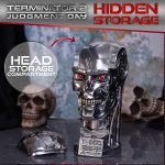 Nemesis Now Terminator 2 T-800 Head Box, Hand-Painted Resin, Official Movie Merchandise, Glowing Red Eyes, Hidden Storage Compartment, 21cm - Image 5