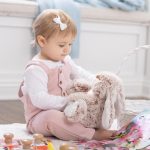 Melissa & Doug Burrow Bunny Stuffed Animal Plushie with Big Feet, Floppy Ears & Fluffy Tail, Adorable Pretend Play Toddler Toys for Girls & Boys 3+ - Image 3