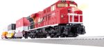Lionel CPKC Maxi Stack Electric O Gauge Train Set with Remote, Age 14+ | Bluetooth 5.0, Remote Control, Freight Cars, FasTrack, Lights, Sounds, Ready to Run, Ages 14+ - Image 3
