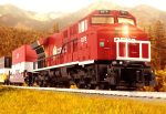 Lionel CPKC Maxi Stack Electric O Gauge Train Set with Remote, Age 14+ | Bluetooth 5.0, Remote Control, Freight Cars, FasTrack, Lights, Sounds, Ready to Run, Ages 14+ - Image 4
