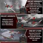 LEAMBE 4 Channel RC Plane, Ready to Fly Aerobatic Aircraft, Easy Control for Beginners, P51 Mustang RC Airplane Best Gift for Adults - Image 4