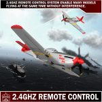 LEAMBE 4 Channel RC Plane, Ready to Fly Aerobatic Aircraft, Easy Control for Beginners, P51 Mustang RC Airplane Best Gift for Adults - Image 5