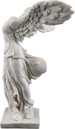 Top Collection 11-Inch Winged Victory of Samothrace Statue. Goddess Nike Sculpture from the Louvre. Premium Cold Cast Marble. Museum-Grade Masterpiece Replica. - Image 4