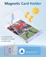 25ct Magnetic Card Holders: 35 pt Magnetic Cards Case for Trading Cards, | U-V Protection Hard Plastic Card Protectors for Sports, Baseball, Game, Standard Display - Image 3