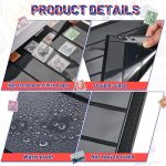 Gersoniel 10 Sheets Pages Postage Stamp Album Pages 11x 8.58 Inch Stamp Collecting Supplies 9 Hole Standard for Binder(7 Rows) - Image 3