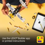 LEGO Technic Bush Plane Toy - Buildable Airplane Toy for Kids, Boys and Girls, Ages 8+ - Model Airplane Gift with Spinning Propeller, 4-Cylinder Piston Engine, and More - 42198 - Image 4