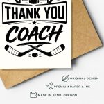 (8x5.3Inch) Hockey Thank You Card, Hockey Coach Appreciation Card | Sports Thank You Card for Hockey Player Trainer Teammate 1 - Image 8
