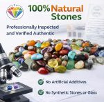 Polished Mixed Crystal Chips Set, 0.4 inches, 128 Pcs - Handpicked Tumbled Stones and Crystals Bulk for Healing, Reiki, Meditation, Witchcraft and Home Decor - Image 4