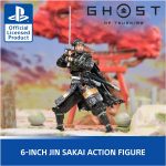 PlayStation Ghost of Tsushima Jin Sakai 6" Deluxe Figure | Premium Action Figure, 32 Points of Articulation, Katana & Sheath, Detailed Finishes, Display Gifts for Collectors Ages 17+ - Image 3
