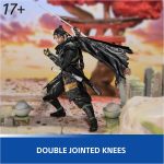 PlayStation Ghost of Tsushima Jin Sakai 6" Deluxe Figure | Premium Action Figure, 32 Points of Articulation, Katana & Sheath, Detailed Finishes, Display Gifts for Collectors Ages 17+ - Image 5