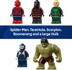 LEGO Marvel Spider-Man vs Hulk Epic Clash - Super Hero Building Toy for Boys & Girls, Ages 8+ - Includes 5 Minifigures & Hulk Figure - Spider-Man Toy for Fans - Gift for Birthdays - 76350 - Image 5