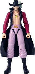 ANIME HEROES - One Piece - Dracule Mihawk Action Figure | One Piece 6 Inch Action Figure Anime Heroes - Dracule Mihawk - Image 3
