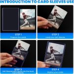 800 Card Sleeves Top Loaders for Cards, 3" x 4" Hard Plastic Toploaders | Baseball Card Protectors, Trading Card Holder for Football Sports Cards (400 Toploaders + 400 Penny Sleeves) - Image 5