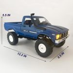 RC Crawler WPL C24 RC Rock Crawler RC Truck 4x4 Off Road RTR | 1/16 Scale Remote Control Truck All Terrain 2.4 GHz with Proportional Steering LED Lights Hobby Toys Adult - Image 7