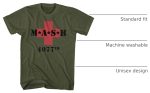 MASH Red Cross M.A.S.H 4077th T-Shirt - Image 3