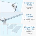 Acrylic Display Risers, 3 Tier Perfume Organizer, Clear Cupcake Stand | Large Shelf Risers for Figures, Dessert Shelves for Party, Display Holder for Decoration and Organizer - Image 4