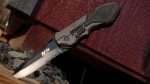 Smith & Wesson SWMP4LS 8.6in S.S. Assisted Folding Knife with 3.6in Serrated Clip Point Blade and Aluminum Handle for Outdoor Tactical Survival and EDC , Black - Image 3