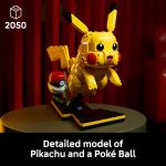 LEGO Pokémon Pikachu and Poké Ball - Collectible Building Sets for Adults, Ages 18+ - Pokémon Figure for Display - Desk, Shelf or Office Decor - Gift for Men & Women - 72152 - Image 3