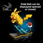 LEGO Pokémon Pikachu and Poké Ball - Collectible Building Sets for Adults, Ages 18+ - Pokémon Figure for Display - Desk, Shelf or Office Decor - Gift for Men & Women - 72152 - Image 5
