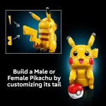 LEGO Pokémon Pikachu and Poké Ball - Collectible Building Sets for Adults, Ages 18+ - Pokémon Figure for Display - Desk, Shelf or Office Decor - Gift for Men & Women - 72152 - Image 6