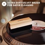 EVEO Vinyl Record Cleaning Kit - 4-in-1 Premium Vinyl Record Cleaner & Vinyl Cleaning Kit with Velvet Brush, Vinyl Cleaner Liquid, Duster & Turntable Stylus Gel - Image 3