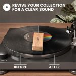 EVEO Vinyl Record Cleaning Kit - 4-in-1 Premium Vinyl Record Cleaner & Vinyl Cleaning Kit with Velvet Brush, Vinyl Cleaner Liquid, Duster & Turntable Stylus Gel - Image 4