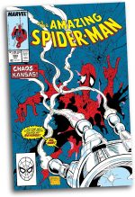 McFarlane Toys - Marvel Spider-Man 1:6th Scale Posed Figure with Scene & Comic (Based on The Amazing Spider-Man #301) | Backdrop scene, comic - Image 6