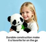 Stuffed Animal Panda Plush Toy, Ultra Soft Teddy Bear Plushie with Cuddly Body, Classic Comforting Snuggle Buddy, Birthday Gift for Kids Toddlers Girls Boys - Image 3