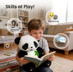 Stuffed Animal Panda Plush Toy, Ultra Soft Teddy Bear Plushie with Cuddly Body, Classic Comforting Snuggle Buddy, Birthday Gift for Kids Toddlers Girls Boys - Image 6