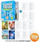 Super Trivia Game for Adults with 1200 Questions - Fun Board Game for Adults - Family Road Trip Travel Game for the Pursuit of Trivial Knowledge - Image 3
