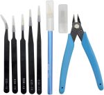 Professional 20 PCS Model Tools Kit Modeler Basic Tools Craft Set Hobby Building Tools Kit for Gundam Car Model Building Repairing and Fixing(I) - Image 3