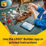 LEGO Creator 3 in 1 Iconic Pirate Ship Toy - Building Set for Boys & Girls, Ages 9+ - Includes 5 Minifigures - Gift for Kids' Birthdays - 31387 - Image 4