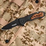 Custom Engraved Pocket Knife for Men, Camping & Hunting | 3.25" Stainless Steel Blade, Built-in Rope Cutter, Can Opener, and Glass Breaker Add Emergency and Survival Functionality - Image 5