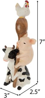 Hobby Lobby Farm Animal Kitchen Figurines (Cow, Pig & Chick Spoon) - Image 3