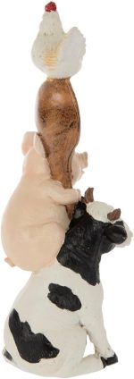 Hobby Lobby Farm Animal Kitchen Figurines (Cow, Pig & Chick Spoon) - Image 4
