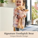 GUND Toothpick 15-Inch Tan Classic Teddy Bear Plush Toy, Ages 0+ - Image 3