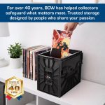 BCW Comic Bin, Black - Holds 150 Comics, Acid Free Storage and Organizer, Heavy Duty Plastic, Stackable, Includes Partition - Image 4