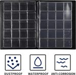 200 Pockets Coin Album - 33x33 mm Grid Holder (Black) CS48200BK | Coin Collecting Book with 10 Pages, for Pounds Pence Cents Dollars Nickel - Image 5