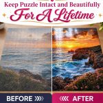 Jigsaw Puzzle Glue Clear with Sponge Head, Non-Toxic, Quick-Dry,120mL | No Yellowing Puzzle Saver for Framing, Up to 3000 Pieces, Puzzle Frame Kit, Easily Preserves Finished Puzzles - Image 4