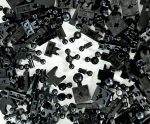 100 Piece Classic Building Black Ball Joint Plate Bulk, 8 Sizes Model Ball and Socket Joints, Compatible with Lego Parts and Pieces(Black) - Image 3
