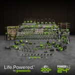 GREENWORKS 24V 1/2" Brushless Cordless Drill (400 In-lbs.), 2.0Ah (12,000mAh Power Bank) USB-C Batteries, 3.3 FT Braided Cable, 30W Charger - Image 5