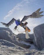 Plunderbeak Berserker Quervo Bird Pirate Action Figure Toy | 1:12 Scale, 25+ POA, Reversible Modular Wings, Magnetic Morion Helmet, Hook Blade, Rope, Bandolier, Collectible - Image 4