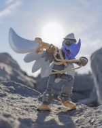Plunderbeak Berserker Quervo Bird Pirate Action Figure Toy | 1:12 Scale, 25+ POA, Reversible Modular Wings, Magnetic Morion Helmet, Hook Blade, Rope, Bandolier, Collectible - Image 6