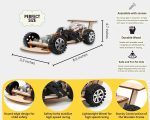 Wireless Remote Control Car Kit F1, Science Project Kit for Kids/Students/Education, STEM Project Model Car Kits to Build, Ideal Choice for Family and School - Image 4
