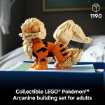 LEGO Pokémon Arcanine 72160 | Collectible Building Set for Adults, Ages 18+, Posable Pokémon Model Kit for Display, Bedroom, Desk or Book Shelf Decor - Image 3