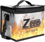 Zeee Fireproof Explosionproof Lipo Bag Battery Storage(8.46 x 6.5 x 5.71in) | Large Capacity Guard Pouch for Lipo Charge & Storage - Image 5