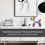 Resin Balloon Dog Sculpture - Collectible Figurines Decor for Home | Office Desktop Resin Decors Balloon Dog Decor (Graffiti) - Image 5